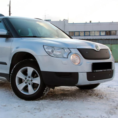 Комплект зимних экранов (текстурный пластик) для Skoda Yeti (2009-2012) купить недорого с доставкой в Ангарск