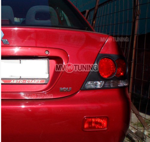 Накладки на задние фонари для Mitsubishi Lancer IX (2003-2009) купить недорого с доставкой в Ангарск