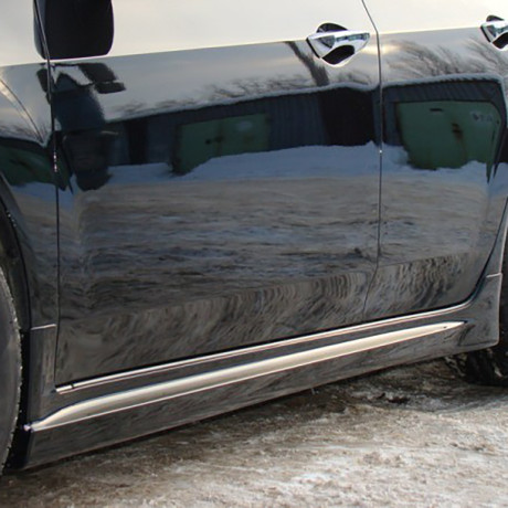 Накладки на пороги "Mugen Style" для Honda Accord VIII (2008-2013) купить недорого с доставкой в Ангарск