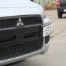 Воздуховоды радиатора в передний бампер (Цельные) var №2 для Mitsubishi Lancer X (2007-2010) купить недорого с доставкой в Ангарск