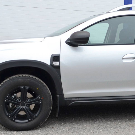 Накладки на зеркала с козырьком "КАРТ" для Renault Duster 2 (с 2021 г.в.) тиснение, с комплектацией купить недорого с доставкой в Ангарск