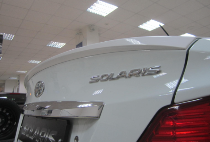 Лип-спойлер для Hyundai Solaris (2010-2016) купить недорого с доставкой в Ангарск