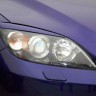 Накладки на фары (реснички) короткие var №1 для Mazda 3 Hatchback (2004-2009) купить недорого с доставкой в Ангарск