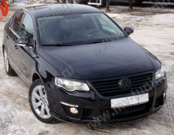 Накладки на фары (реснички) для Volkswagen Passat B6 (2005-2010) купить недорого с доставкой в Ангарск